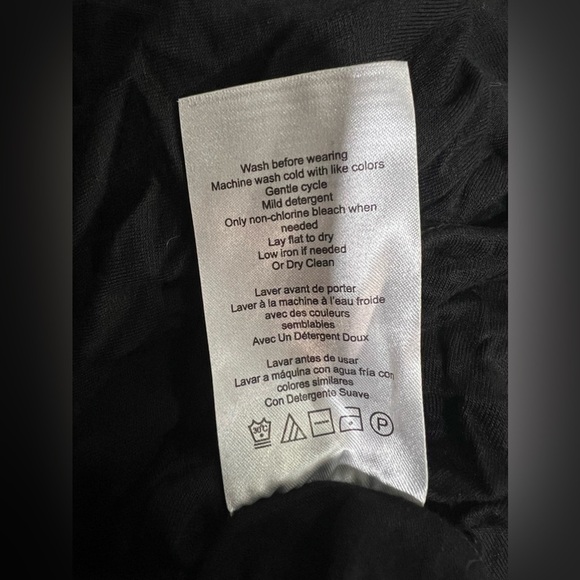 Motherhood Maternity Black Empire Waist w/ Tie Maxi Dress size Large - Picture 5 of 6